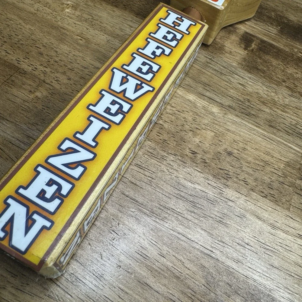 Yazoo Hefeweizen Beer Tap Handle Wood Brewery Bar Pub Mancave Decor